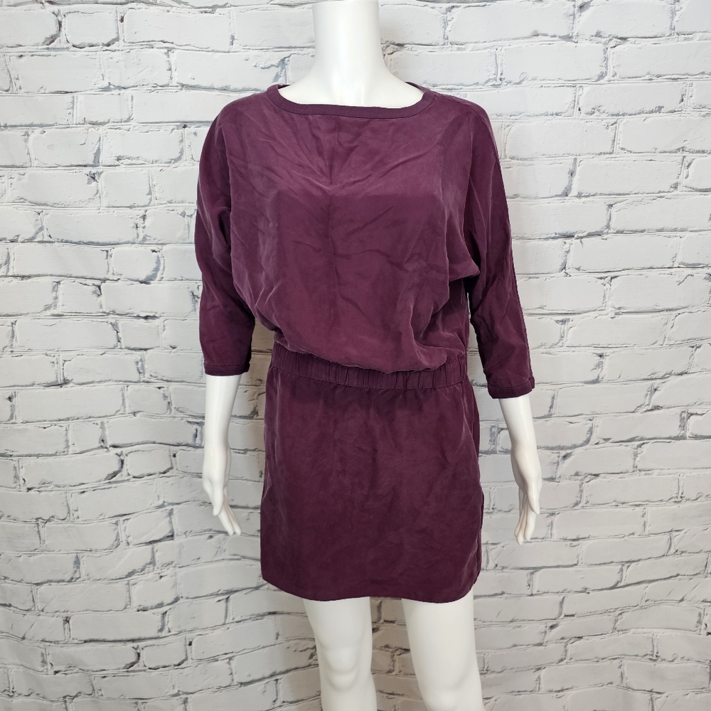 Kate Spade Saturday Purple Silk Dress